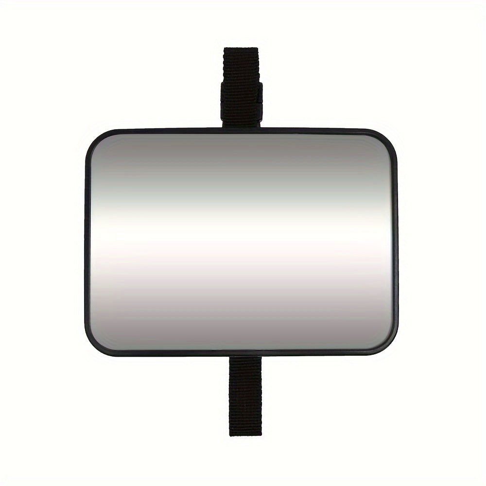 Miroir de voiture pour nourrissons dos à la route, testé anti-choc et incassable, offrant une vue large et claire.