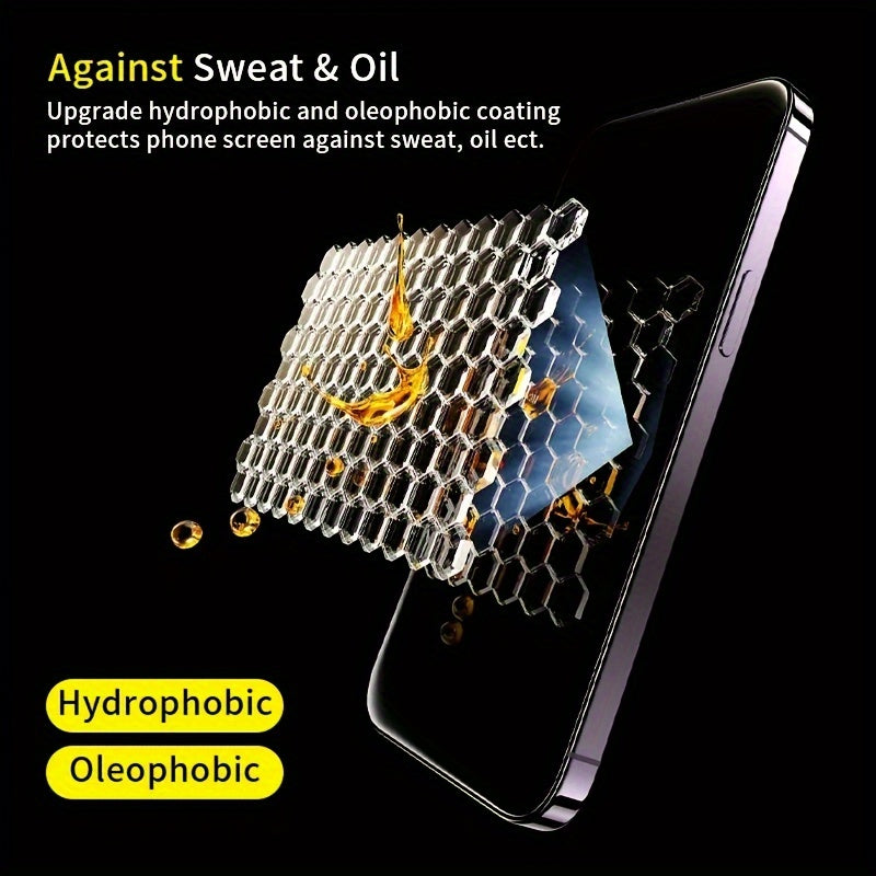Lot de 5 films de protection en verre trempé haute qualité pour écrans Samsung Galaxy pour les gammes S et A, résistants aux chocs et rayures, protection durable et claire.