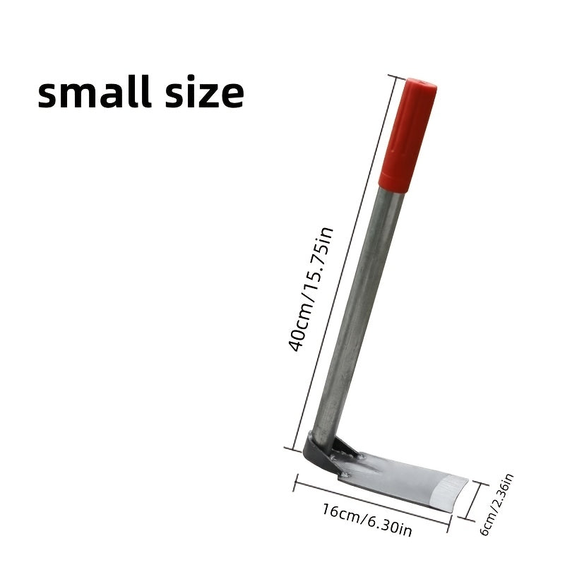 مجموعة أدوات يدوية معدنية متينة - معاول بستنة متعددة الوظائف لزراعة الخضراوات والزهور، وإزالة الأعشاب الضارة، وتخفيف التربة - الحفر، وإزالة الأعشاب الضارة، والزراعة