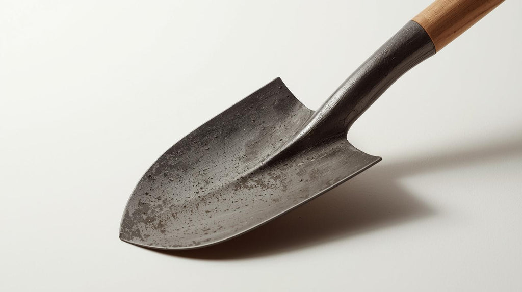 Heavy-Duty Manganese Steel Garden spade with Triangular Blade - Thickened Shovel for Digging, Landscaping &amp; Weeding - Heavy Gardening with Sturdy Manganese Steel for Professional &amp; Use