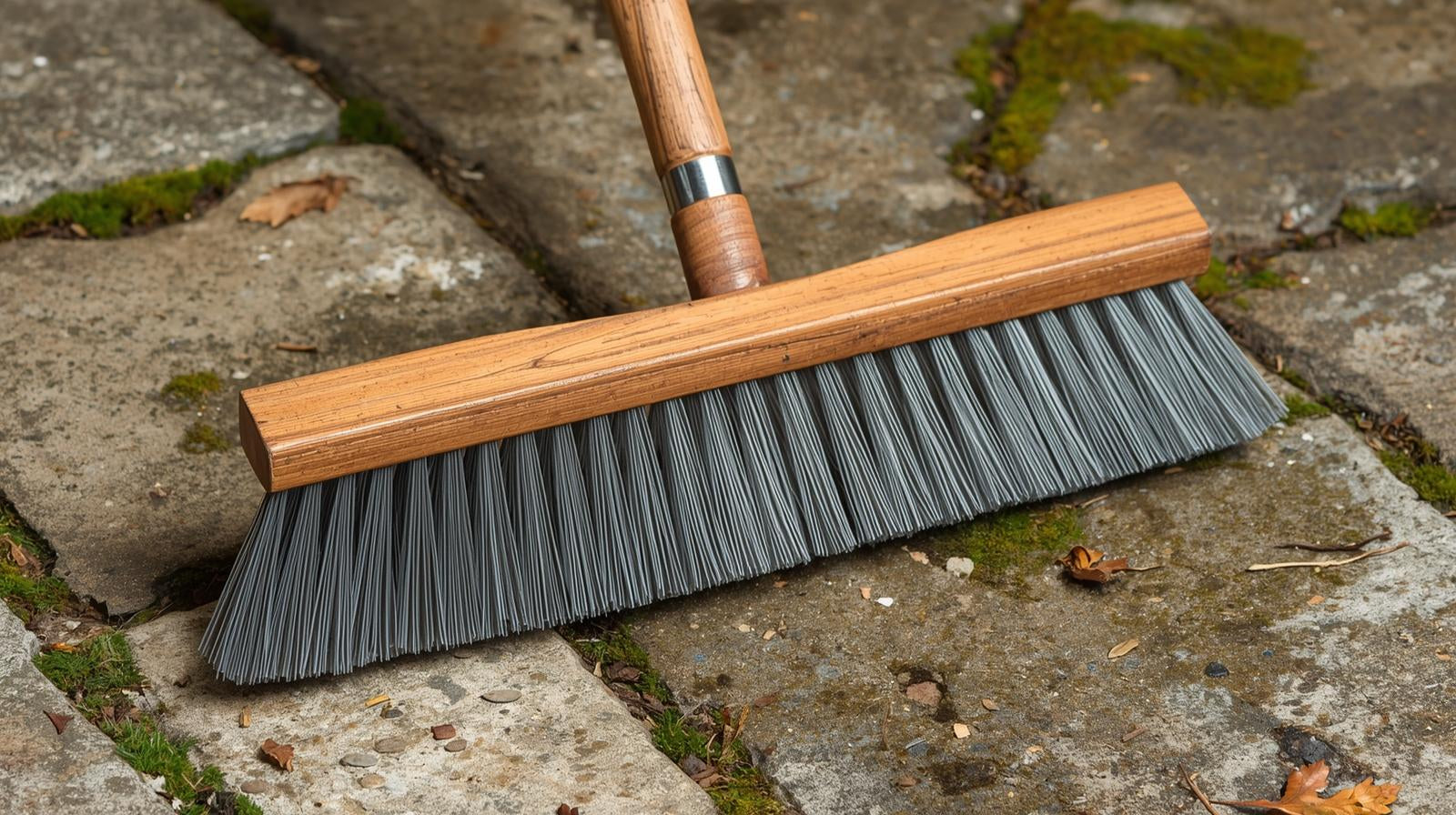 فرشاة أرضية متينة من الفولاذ المقاوم للصدأ بعرض 19.99 سم/29.97 سم - شديدة التحمل للاستخدام في الهواء الطلق والحمام والمطبخ والفناء - لا حاجة للكهرباء لإزالة الطحالب والشحوم والأوساخ - أداة تنظيف أساسية للعشب | Ergo