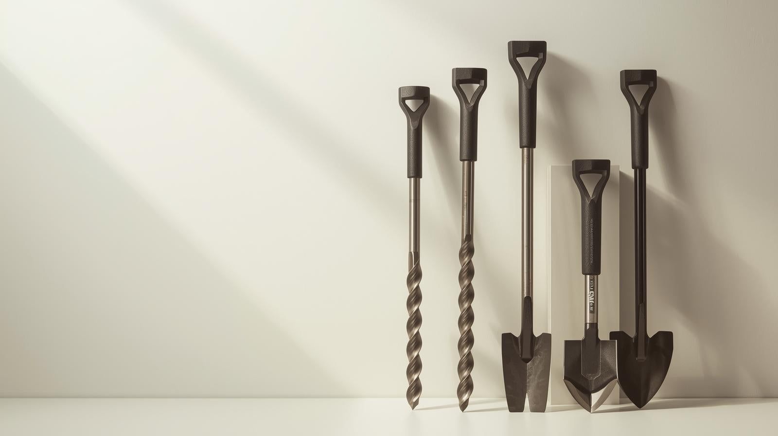 Heavy-Duty Spiral Drill Bit for Gardening &amp; Lawn Care - 3/8" Hex Shank, Sharp Blades, Ergonomic Handle, Multi-Size (3/4" to 2" Heads) for Digging, Sod, Weeding, Weed Removal, Garden Tool, Robust Construction, Durable Construc