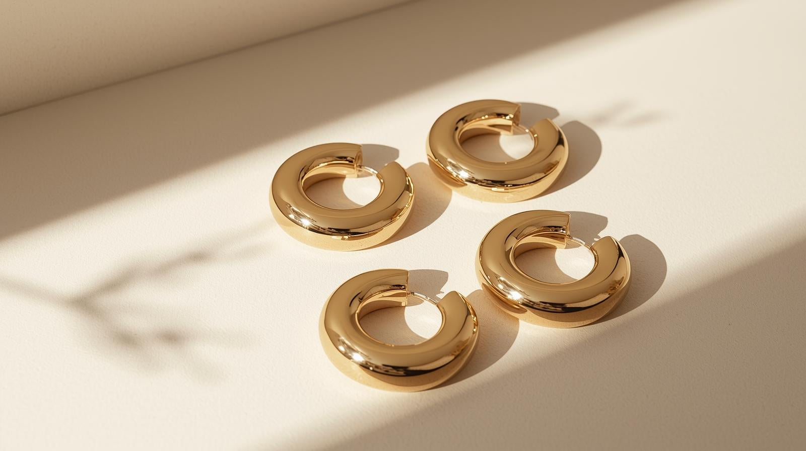 Lot de 6 ou 9 paires de boucles d’oreilles résine en C oversized, parfaites pour fêtes et cadeaux féminins.