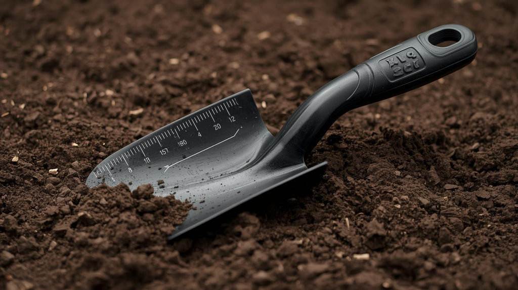 Pelle de jardin en plastique, pour planter fleurs et légumes, ameublir terre et rempotage, graduée et maniable, outil pratique.