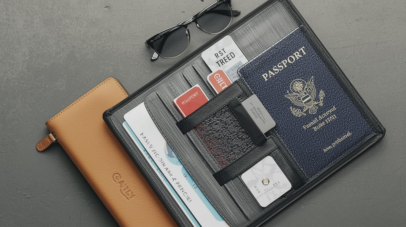 Porte-passeport de voyage familial – organise passeports et documents, léger, pratique et sécurisé pour tous vos déplacements.