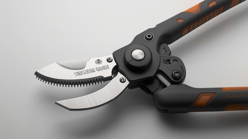 Sécateur SK5 en acier épais Puissant pour tailler branches, arbres fruitiers et arbustes, lame carbone durable, prise confortable, usage jardin intensif.