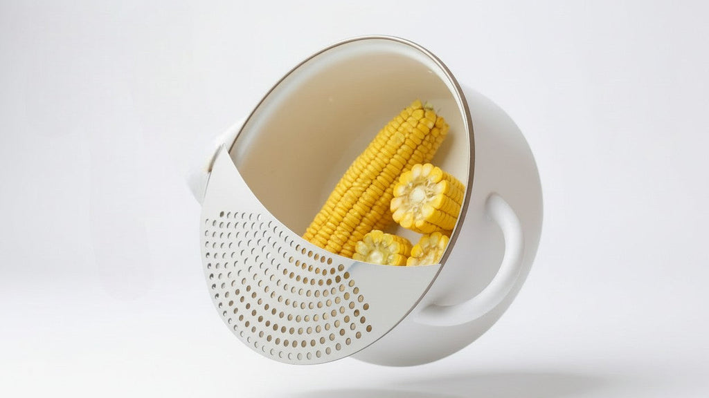 Stainless Steel Kitchen Strainer - Vegetable Washing &amp; Draining Tool, Water Separator Board for Cooking and Dining