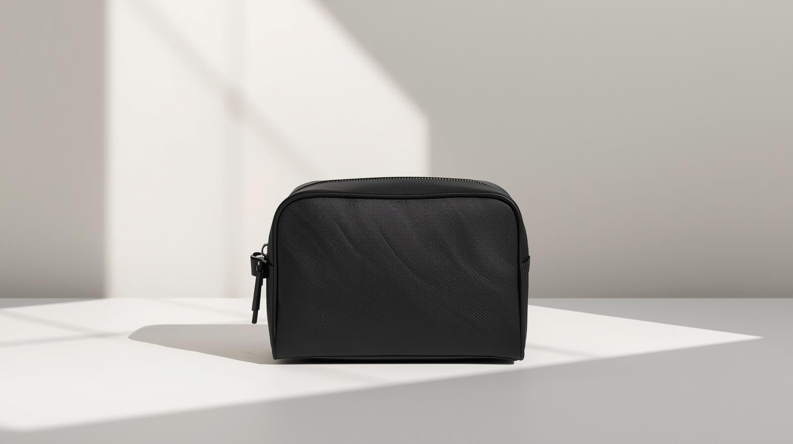 Trousse de toilette portable, idéale pour maquillage, rangement voyage, organisation des accessoires et produits de beauté au quotidien.