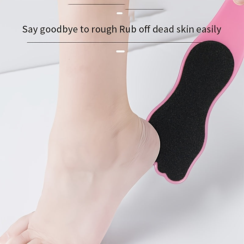 Set pédicure 47 pièces rose avec étui, soins professionnels, 20 lames remplaçables, pousse-cuticules, râpe callosités, acier inoxydable, plastique sans parfum, voyage.