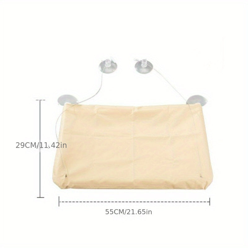 Extra Large Cat Window Hammock Bed with Heavy Duty Suction Cups - 13.61KG Weight Capacity, Hanging Indoor Cat Tree - Easy Install/Remove, Open Grid Design for Safety - Washable &amp; Durable Frame - Ideal for Multi-Cat Households