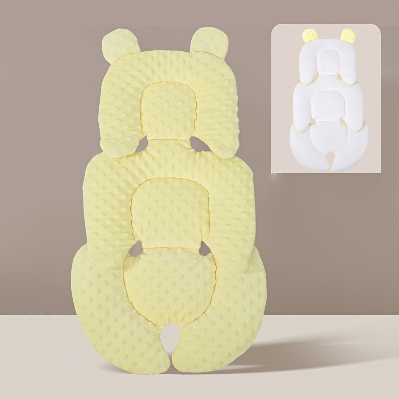 Liner de siège auto double face, épais et chaud, respirant, polyester, universel pour poussettes, chaises hautes et voyage, 0-6 ans.