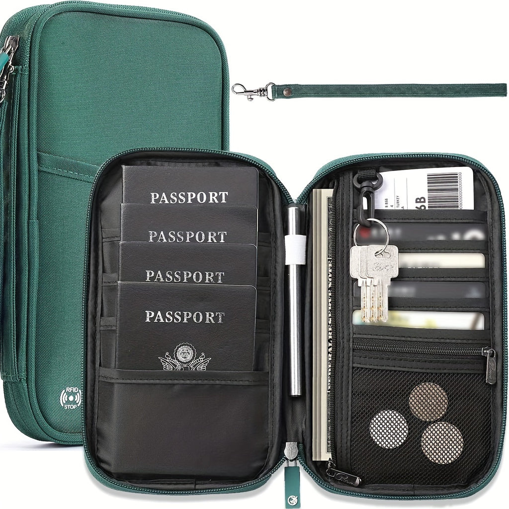 Porte-passeport de voyage familial – organise passeports et documents, léger, pratique et sécurisé pour tous vos déplacements.