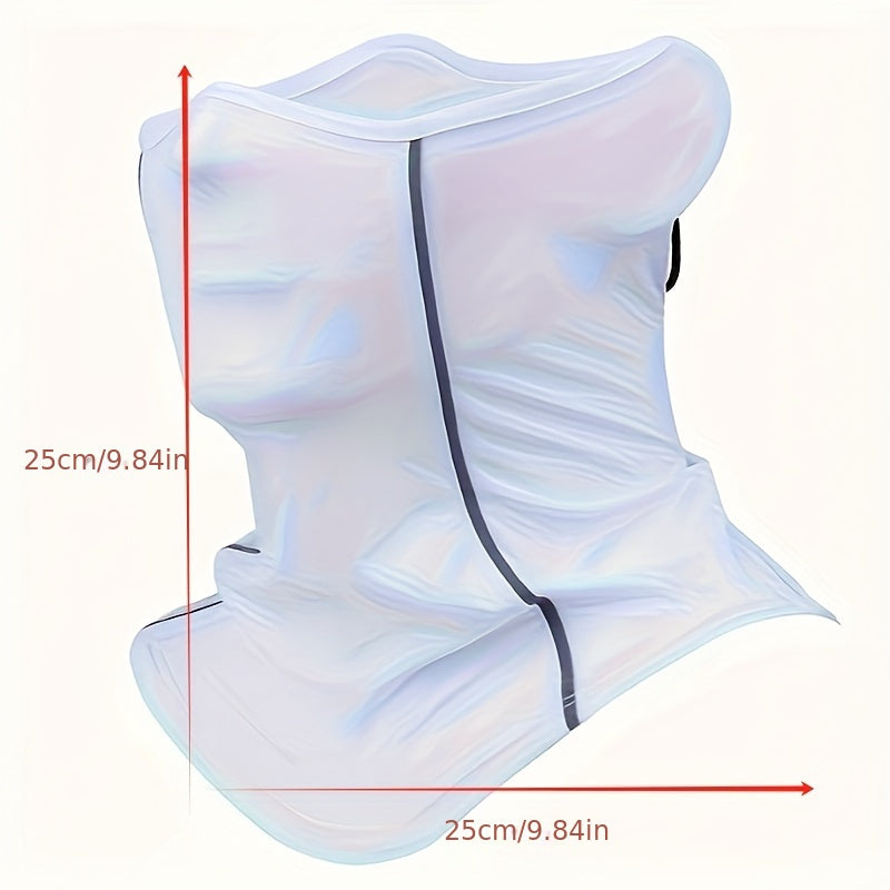 Tour de cou d’été en spandex, protection solaire et anti-poussière, idéal pour cyclisme et activités en extérieur.