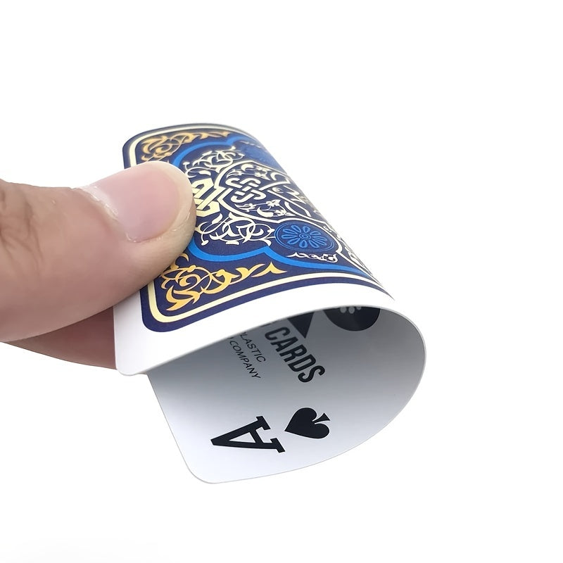 بطاقة لعب بلاستيكية عالية الجودة مقاومة للماء من البولي فينيل كلوريد قابلة للغسل شال للبالغين، هدية عيد الميلاد والهالوين وعيد الشكر وهدية الألعاب