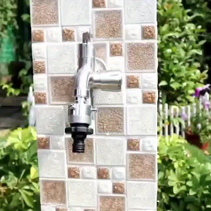 Pistolet d’arrosage haute pression, buse réglable, plastique léger et durable, poignée ergonomique orange/noir, idéal pelouse, voiture et jardin.