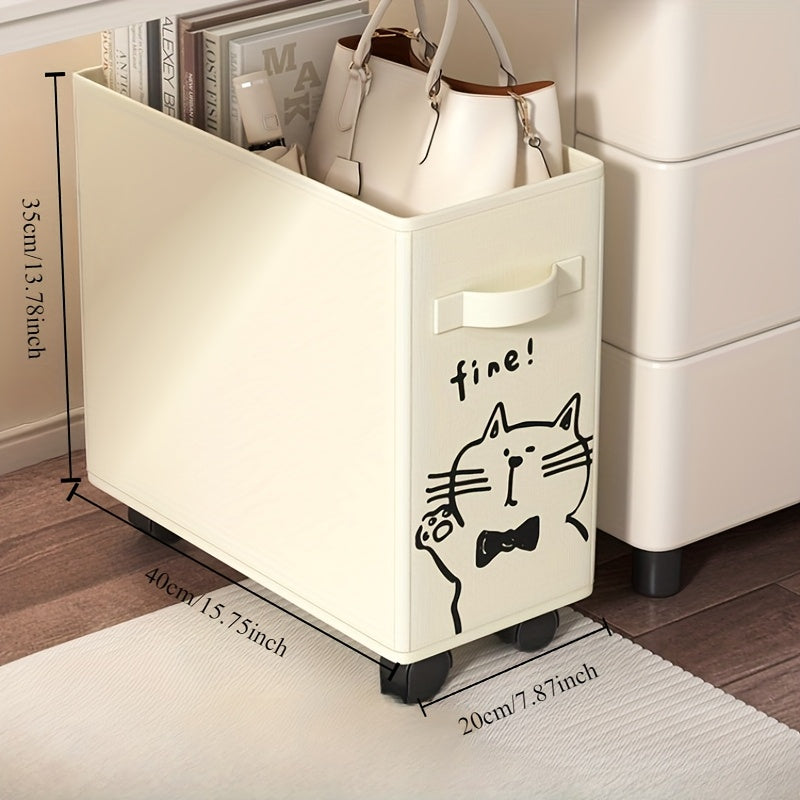 Chariot de rangement mobile sous bureau, idéal pour organiser le bureau, pratique et parfait comme cadeau pour toutes occasions.