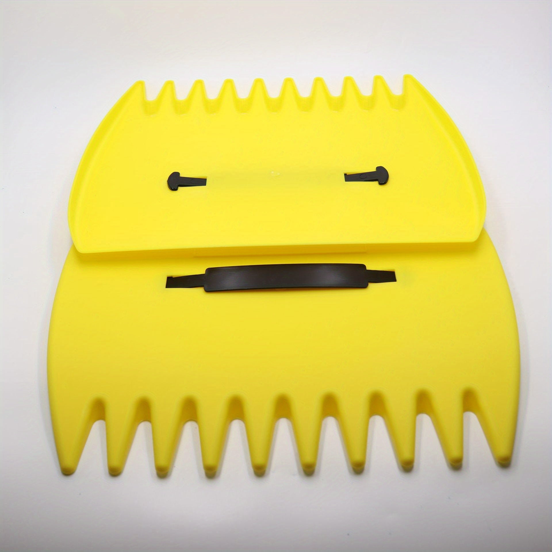 Lot pelle et râteau à main en plastique, large, durable, pour ramasser feuilles, herbe et débris, outil pratique de jardinage.