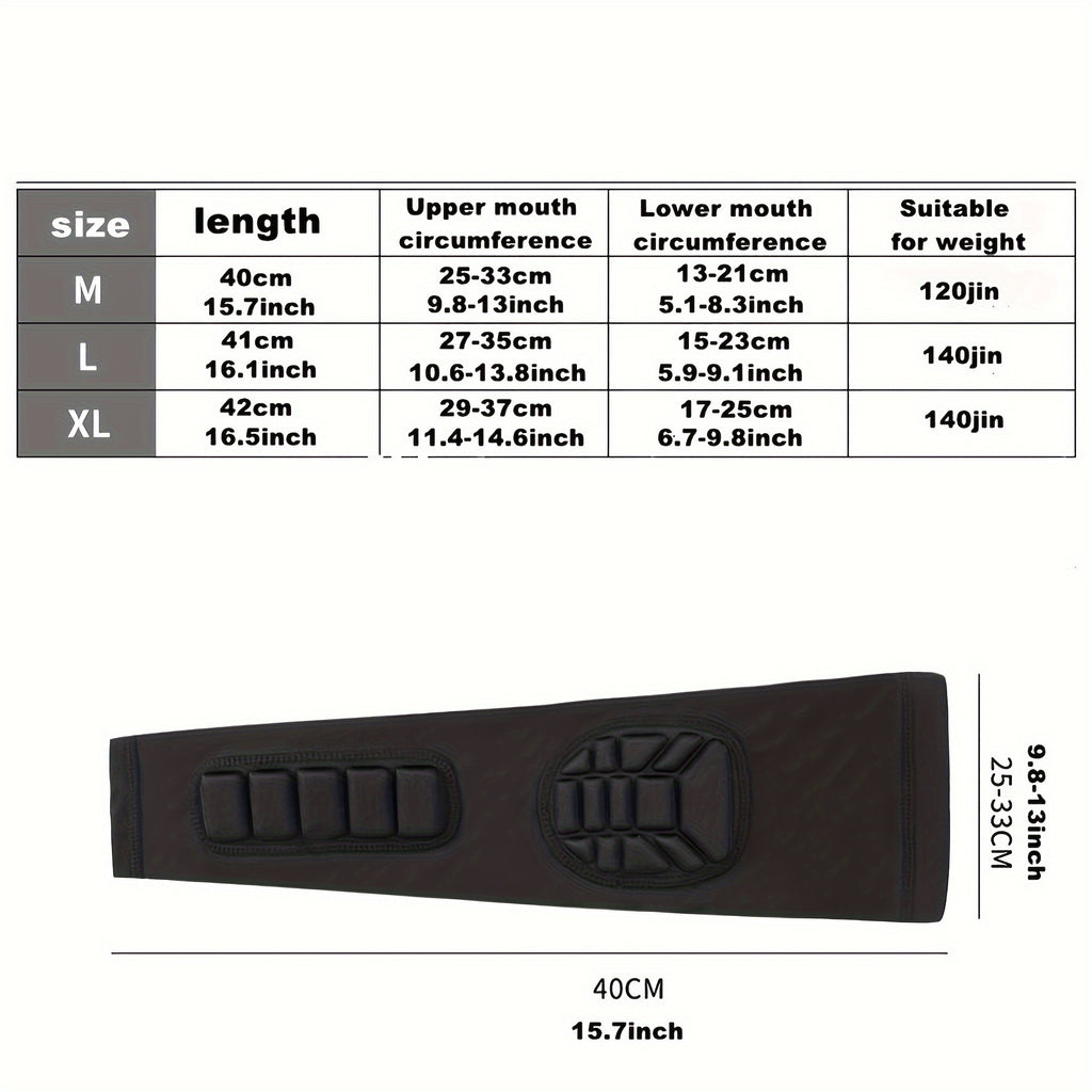 1pc/2pcs Men's Slim-Fit Arm Sleeves - Breathable Comfort Design for All-Day Wear