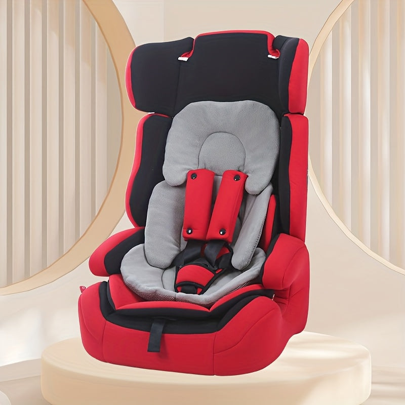 Coussin 3D respirant pour enfants, ergonomique et rembourré, compatible poussettes, sièges auto et chaises hautes, portable et confortable, couleurs mixtes.