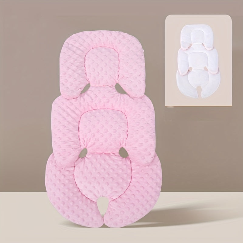 Liner de siège auto double face, épais et chaud, respirant, polyester, universel pour poussettes, chaises hautes et voyage, 0-6 ans.