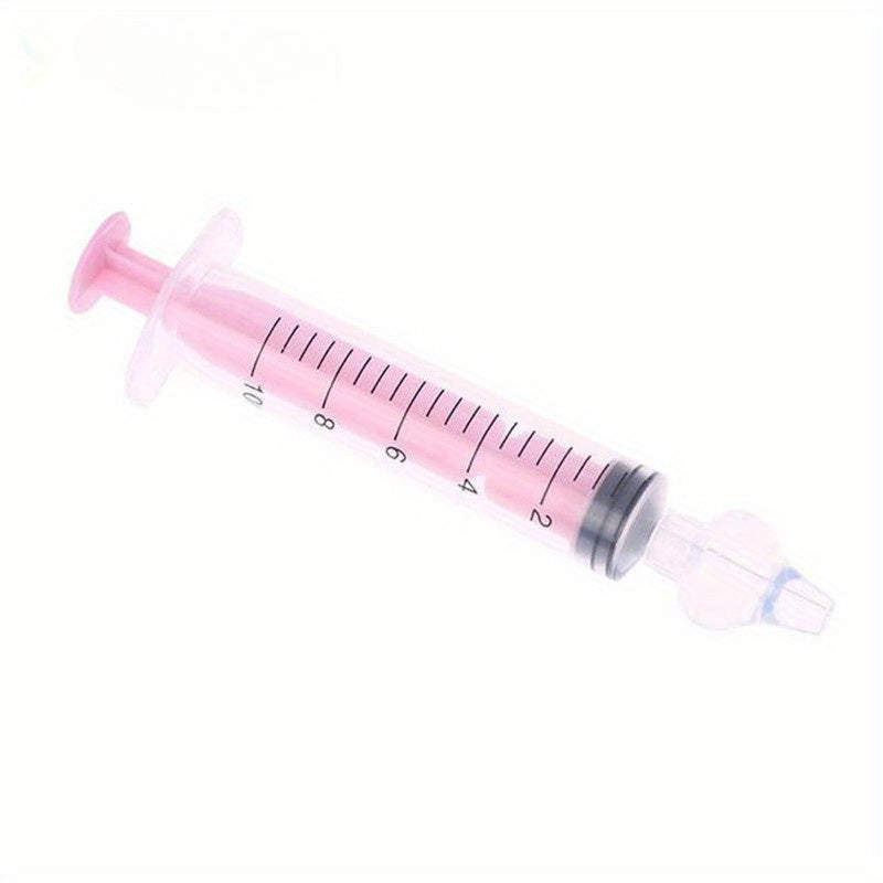 Kit mouche-bébé 0,34 oz en silicone, seringue et aspirateur, facile à utiliser, plusieurs couleurs disponibles pour soins nasaux enfants.