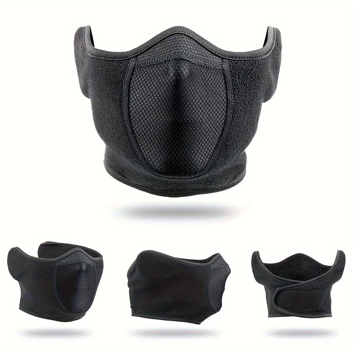 Masque d’hiver pour protection contre le vent et le froid, idéal pour moto, vélo, ski, randonnée et alpinisme, offrant confort et chaleur.