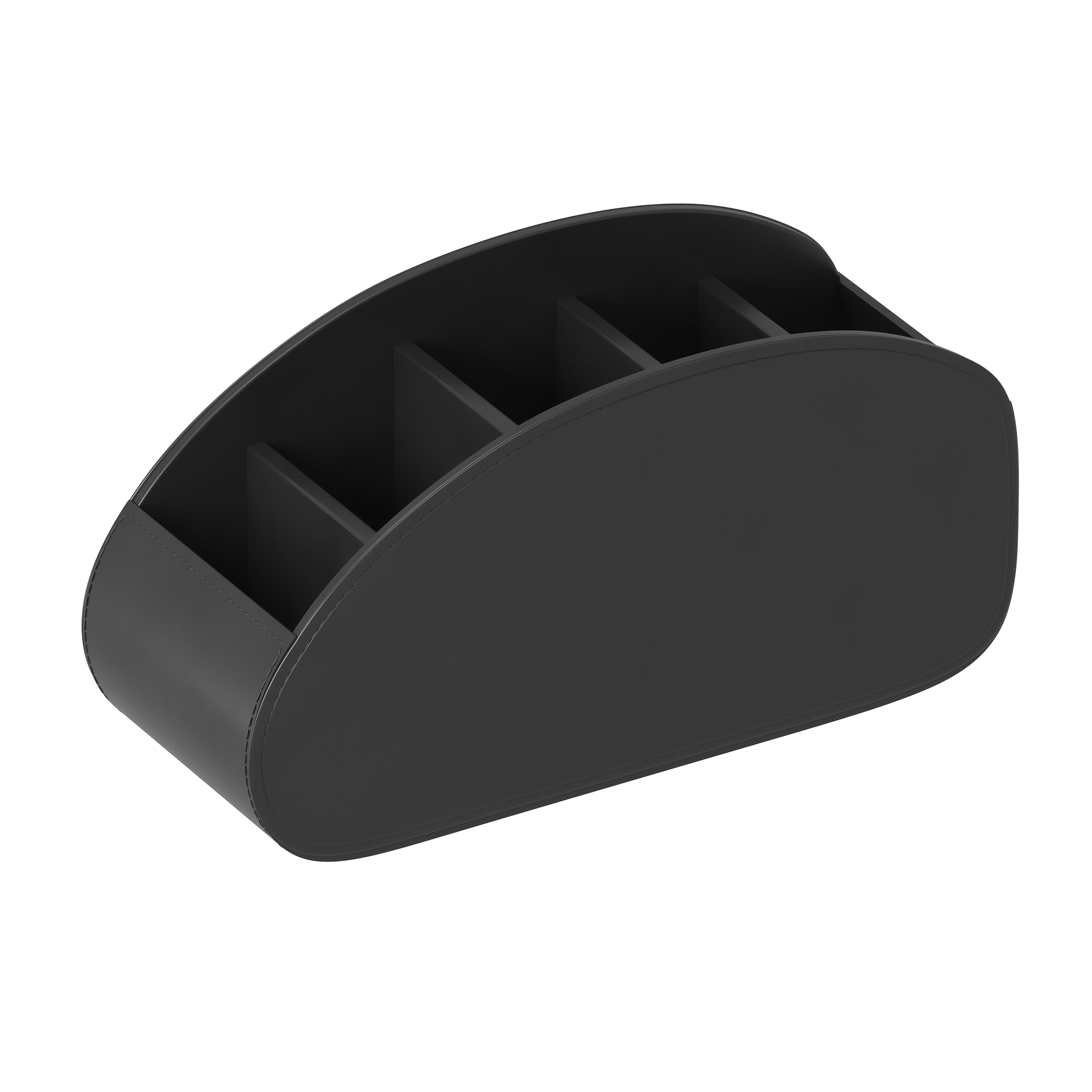 1pc Remote Control Holder Organizer with 5 Compartments - TV/DVR/Cable Box Compatible, Space-Saving Tray for Living Room, Home Office, Bedroom - Compatible with One/Two/Three/Four/Five - Desktop Organizer for Remotes, Glasses