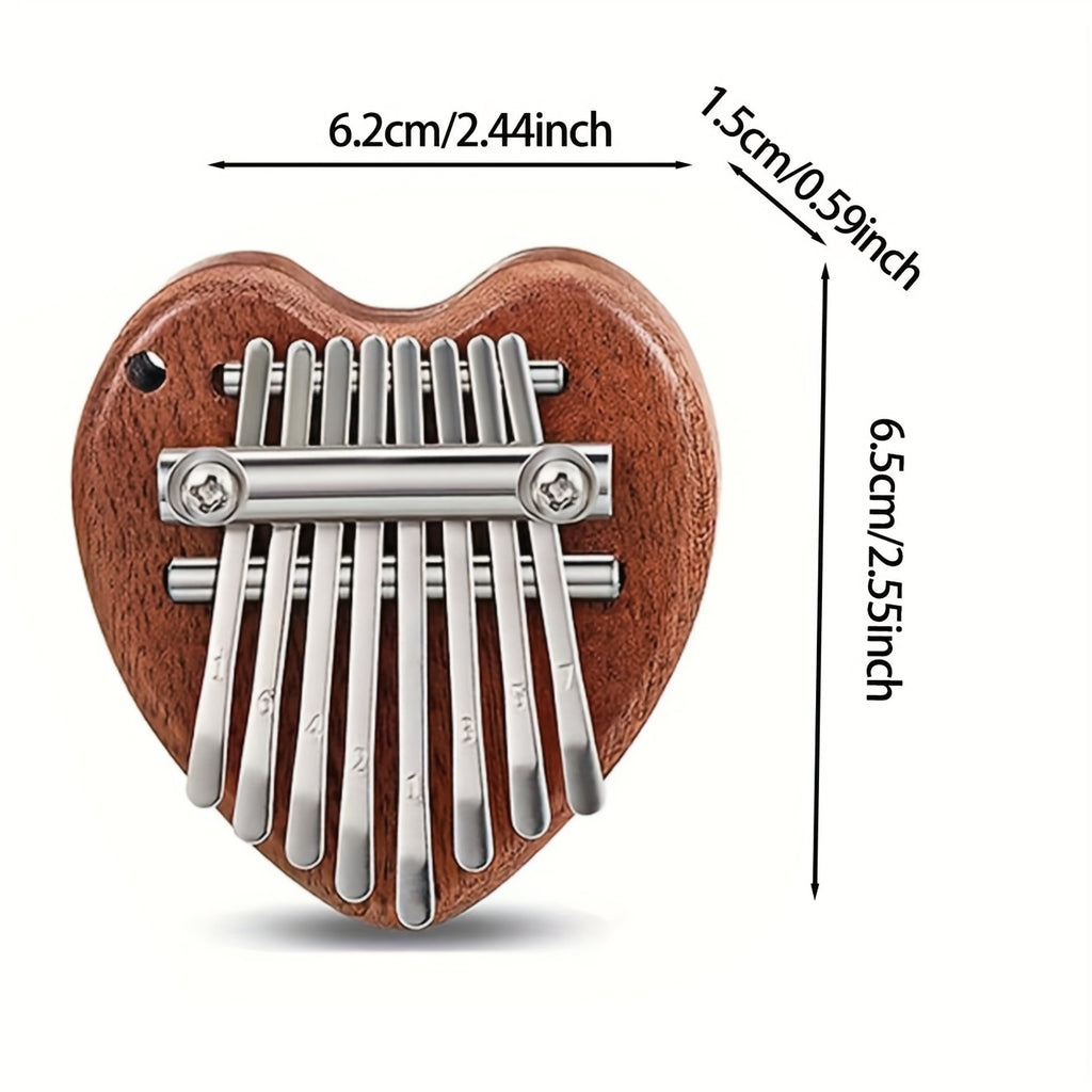 Kalimba huit tons de haute qualité, piano à doigts, instrument musical pour 14 ans et plus, idéal fêtes et cadeaux.