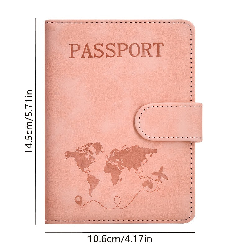 Porte-passeport élégant et pratique Protège vos documents de voyage, compact et facile à transporter, parfait pour déplacements et voyages internationaux.