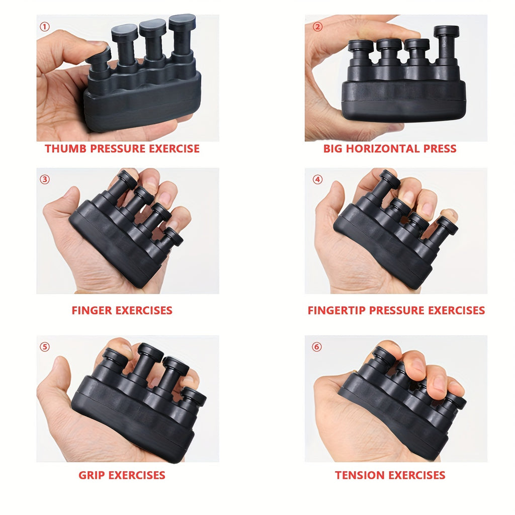 Exerciteur de doigts 2023 pour renforcement de la main, améliore force et dextérité, idéal pour rééducation et guitaristes.