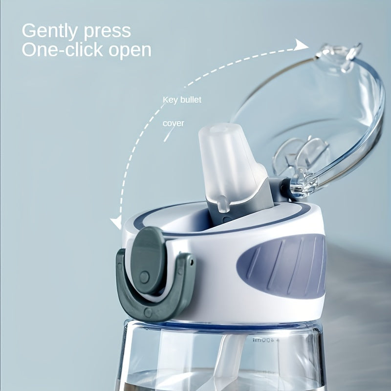 Leak-Proof Portable Water Bottle - Cute, Compact Design for Men &amp; Women, PVC-Free Plastic, Ideal for Outdoor Activities &amp; Travel