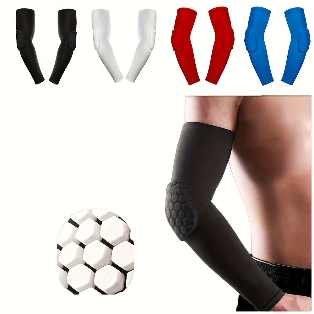 1pc/2pcs Spandex Fabric Hand and Arm Protector. Unisex, All-Season Wearable High Elasticity Breathable Sweat-Absorbent Comfortable Hand and Arm Protector, Sweat-Resistant