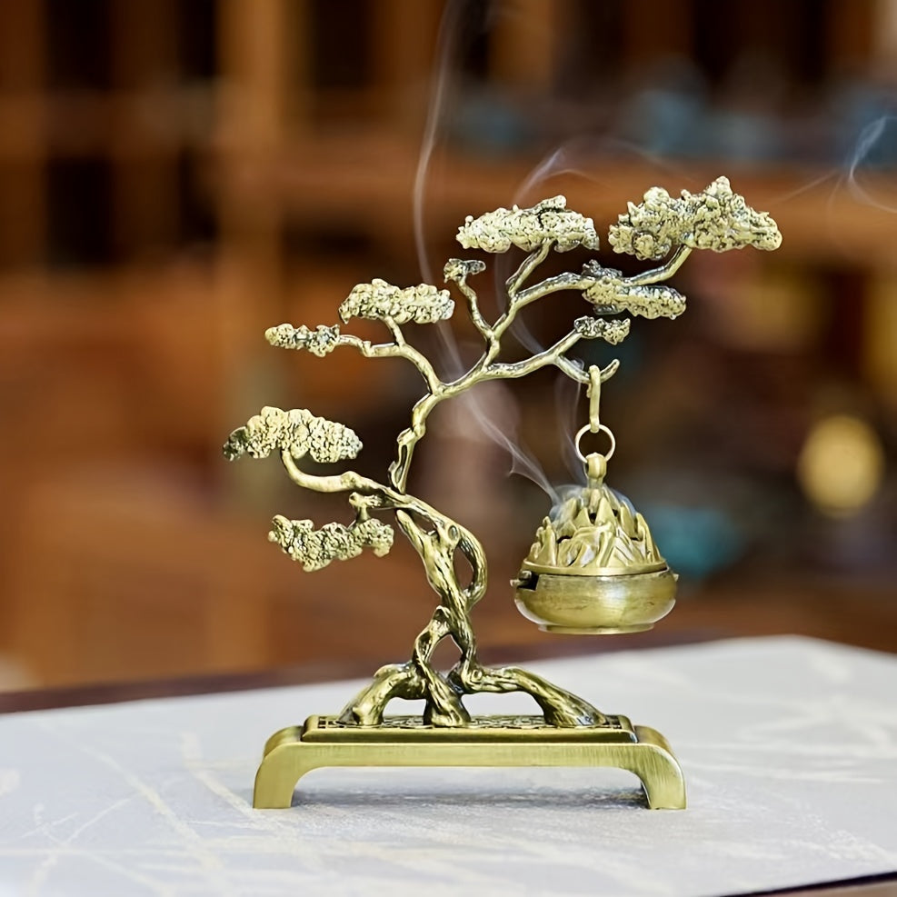 Porte-encens, accessoire décoratif permettant de maintenir et brûler encens en toute sécurité, adapté maison, méditation ou relaxation.