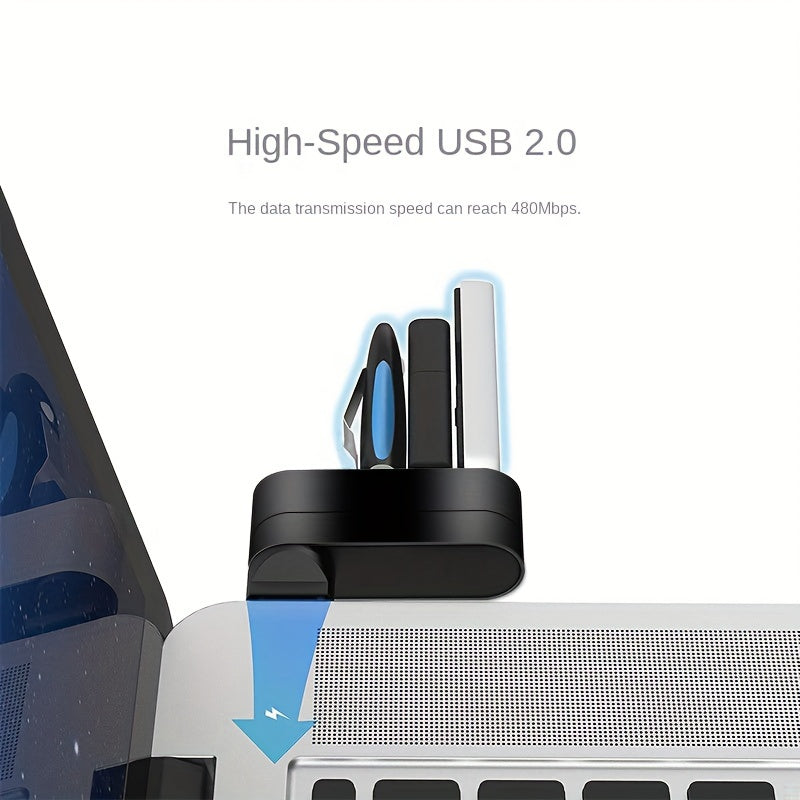 High Quality For Laptop For PC USB Hub Rotate Splitter Mini Adapter 3 Ports