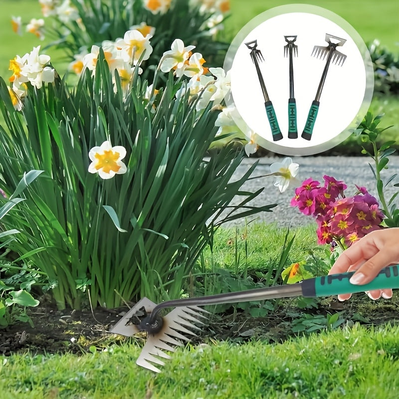 Outil de désherbage 2024 Binette ergonomique, durable pour jardinage et agriculture, idéale pour enlever herbes, entretenir jardins et embellir espaces extérieurs.