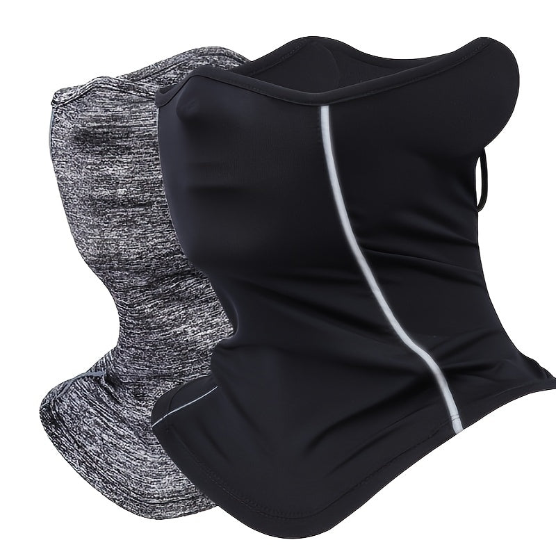 Tour de cou d’été en spandex, protection solaire et anti-poussière, idéal pour cyclisme et activités en extérieur.