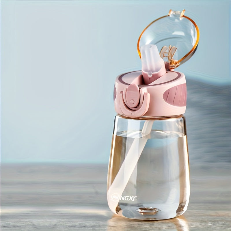 Leak-Proof Portable Water Bottle - Cute, Compact Design for Men &amp; Women, PVC-Free Plastic, Ideal for Outdoor Activities &amp; Travel