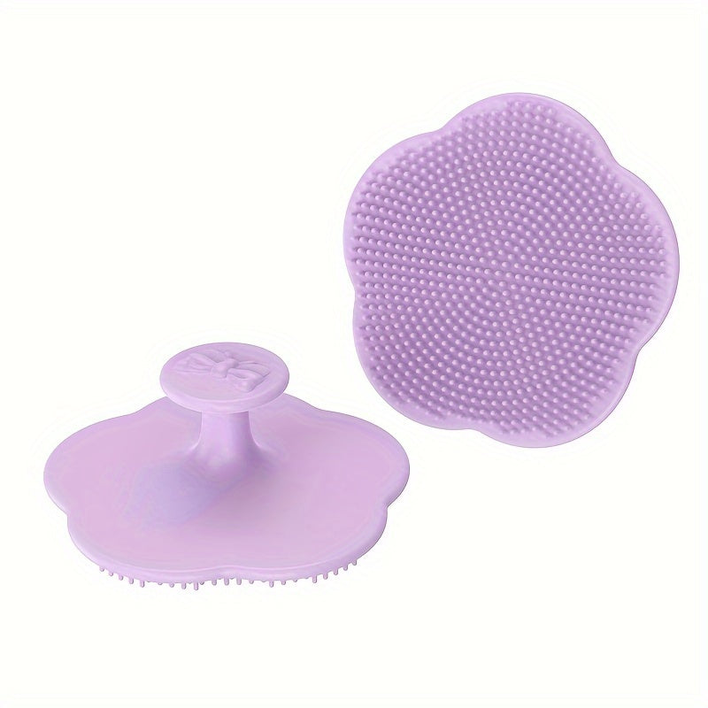 Peigne de massage en silicone doux, brosse bain et cheveux pour nouveau-nés, soin et développement, cadeau idéal pour fêtes.