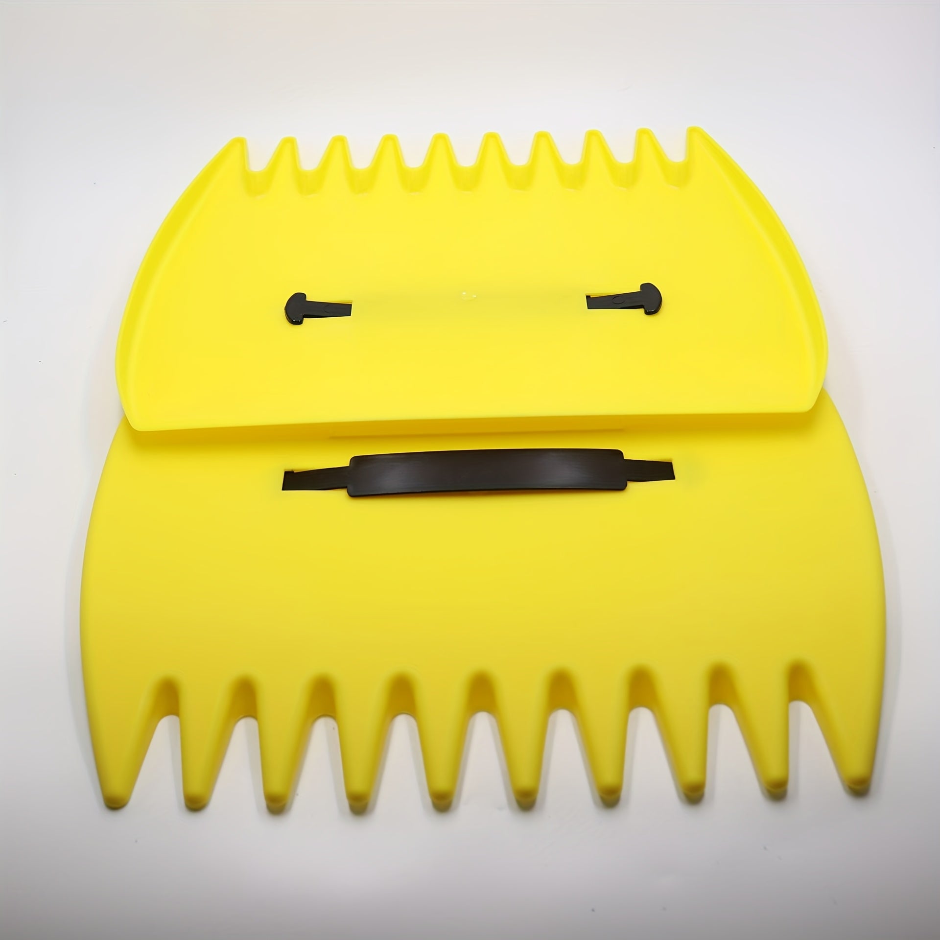 Lot pelle et râteau à main en plastique, large, durable, pour ramasser feuilles, herbe et débris, outil pratique de jardinage.