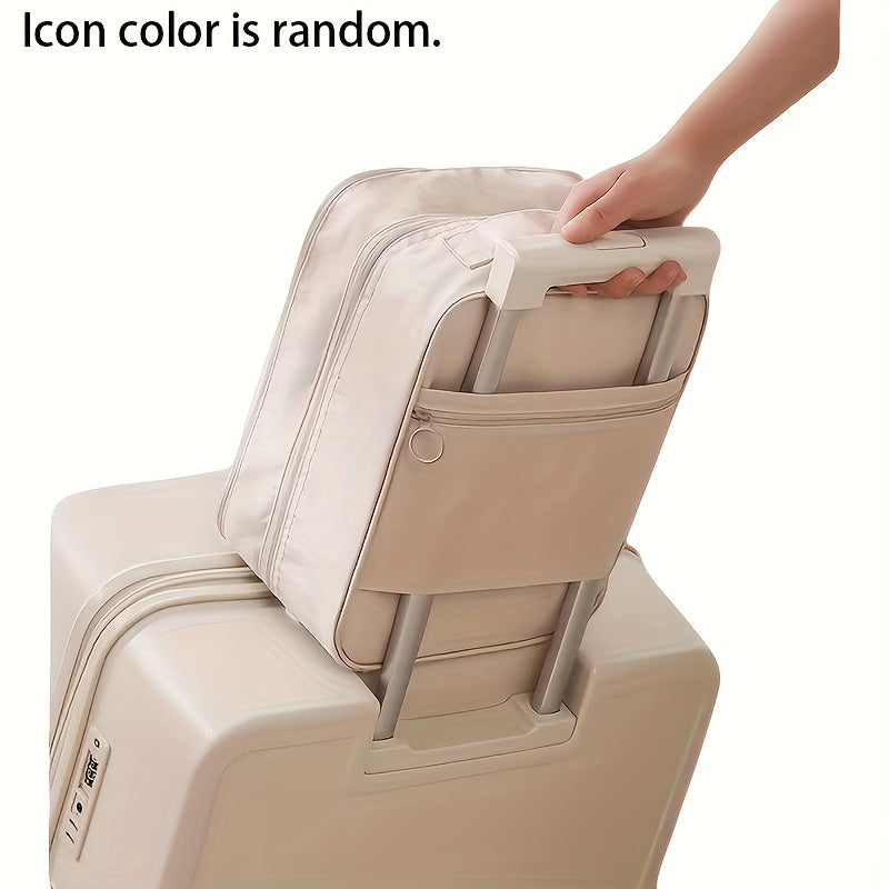 Travel Shoe Storage Bag - Hanging Organizer, Large Capacity, Multi-Functional, Machine Washable, Space-Saving Luggage, Durable Polyester with Multiple Compartments for Shoes and Accessories, Suitable for All Seasons (Spring,