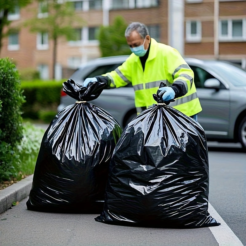 Heavy-Duty Stainless Steel Lawn Rake &amp; Leaf Scoop - Large Leaf-Catching Broom with Wide (65% More Coverage), Compatible with 40.13cm x 41.91cm Bags, No-Handle Design for Easy Leaf Removal - Ideal Gift for Gardeners &amp; Outdoor