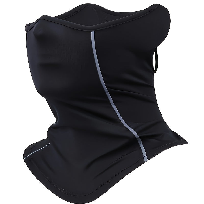 قطعة واحدة من غطاء الرقبة الواقي من الشمس الصيفي المقاوم للغبار والغبار في الهواء الطلق لفصل الربيع والصيف من سباندكس واقي من الشمس وقناع ركوب الدراجات للرجال، غطاء للرقبة