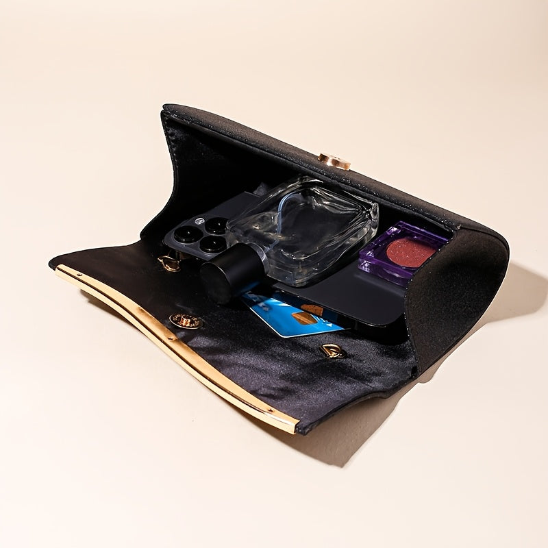 Sac soirée femme style européen, matière pailletée, bandoulière croisée, élégant pour mariage et occasions spéciales, cadeau idéal fête des mères.