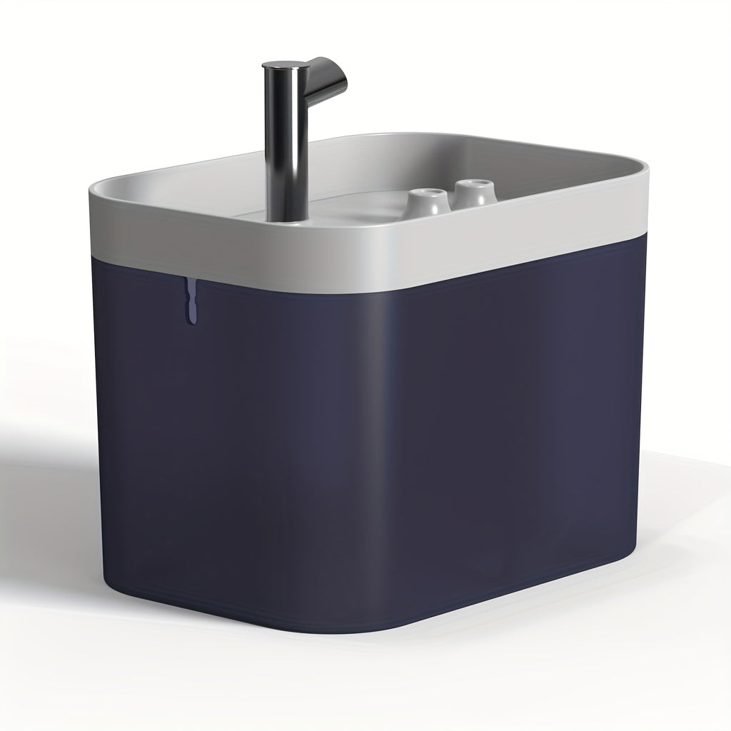 1.5L Automatic Gravity-Fed Cat Water Dispenser with Spout & Flowing Water System , Low Voltage (36V) Operation, Modern Design with Clear Durable Reservoir & Base - Ideal for Multi-Cat Households, Easy Installation, Hygienic P