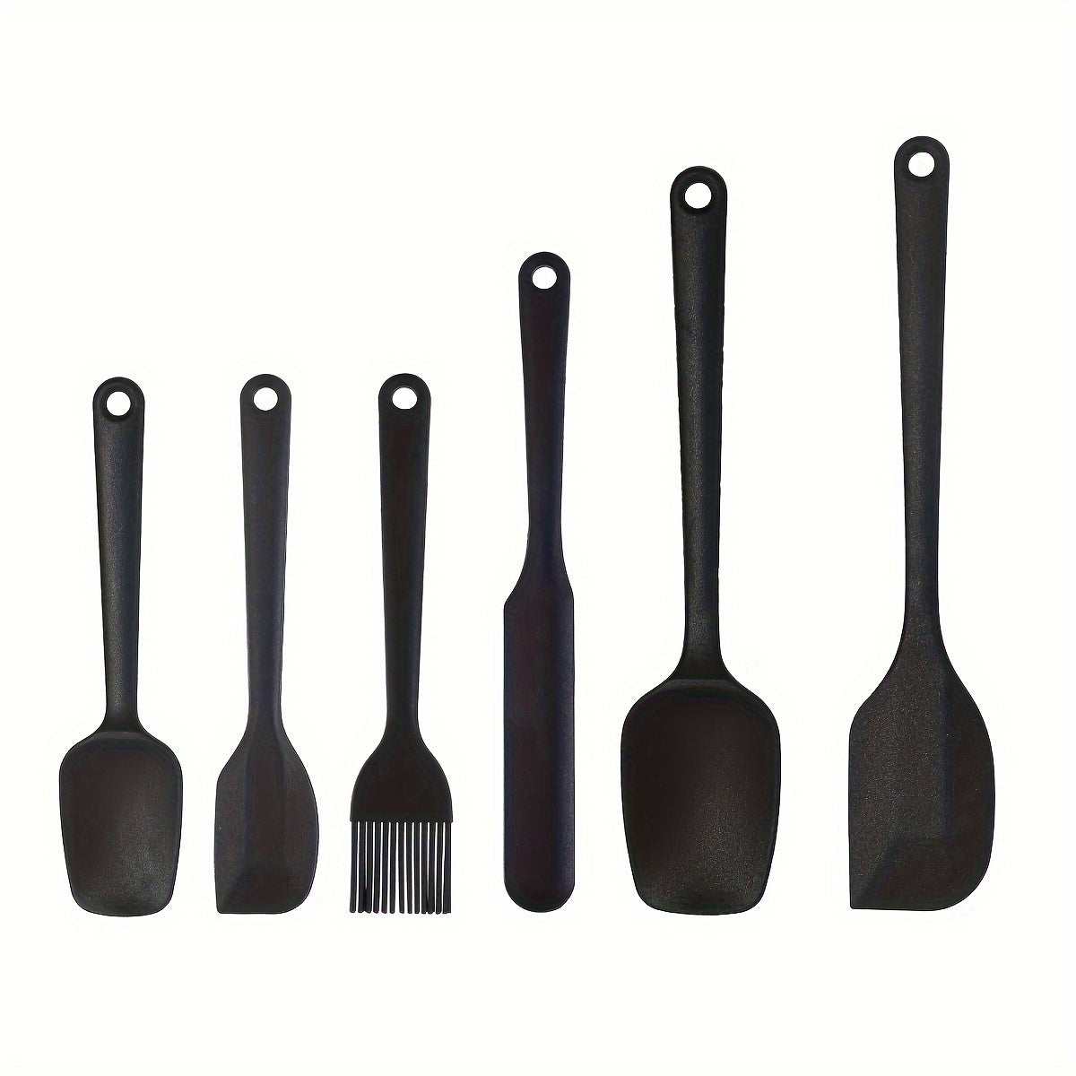 Silicone Baking Set with BBQ Brush, Cream Scraper, and Honey Spatula - Dishwasher Safe, Heat-Resistant Kitchen Tools for Grilling, Baking, and Holiday Cooking (Christmas, Halloween, Easter, Thanksgiving), Baking Essentials|Fri