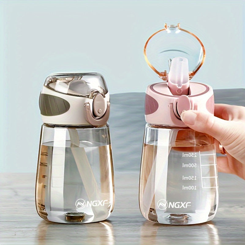 Leak-Proof Portable Water Bottle - Cute, Compact Design for Men &amp; Women, PVC-Free Plastic, Ideal for Outdoor Activities &amp; Travel