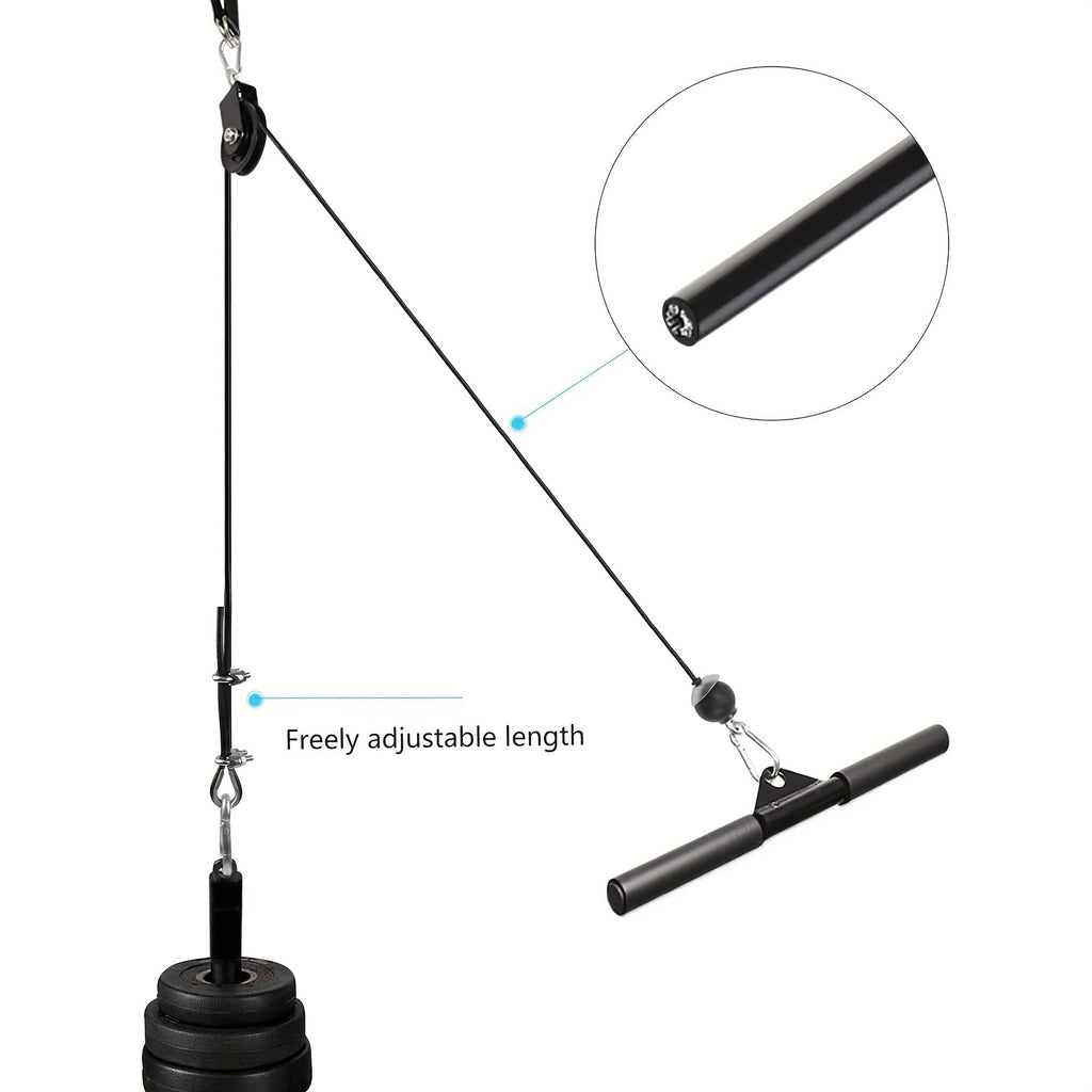 Câble Fixe avec Boule : Câble en acier pour poulie de musculation, adapté machines de gym à domicile et entraînement poids.