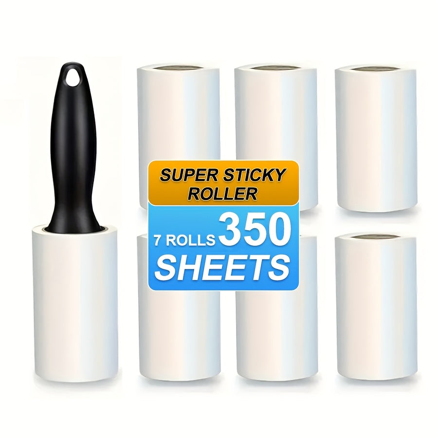 Super Strong Lint Roller, 1 Roll of 50 Sheets, Suitable for Clothes, Carpets, Sofa Covers, and Various Surfaces- Essential Household Lint Removal Tool, Surface Cleaning, Portable Design, Compact Roller, High Quality Roller, Du