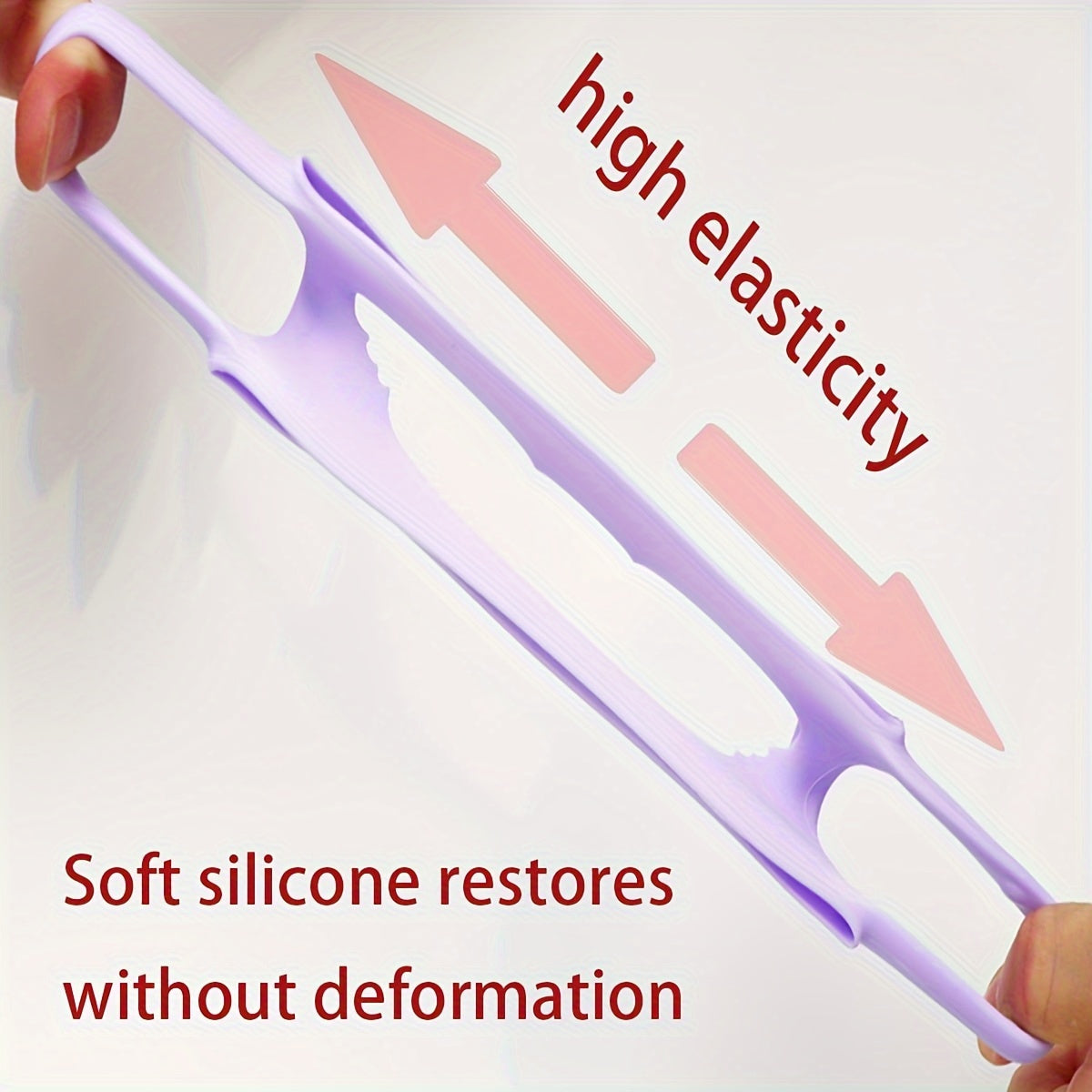 Poignée en silicone pour biberon bébé, motif cartoon, souple et élastique, compatible avec la plupart des col de bouteilles.