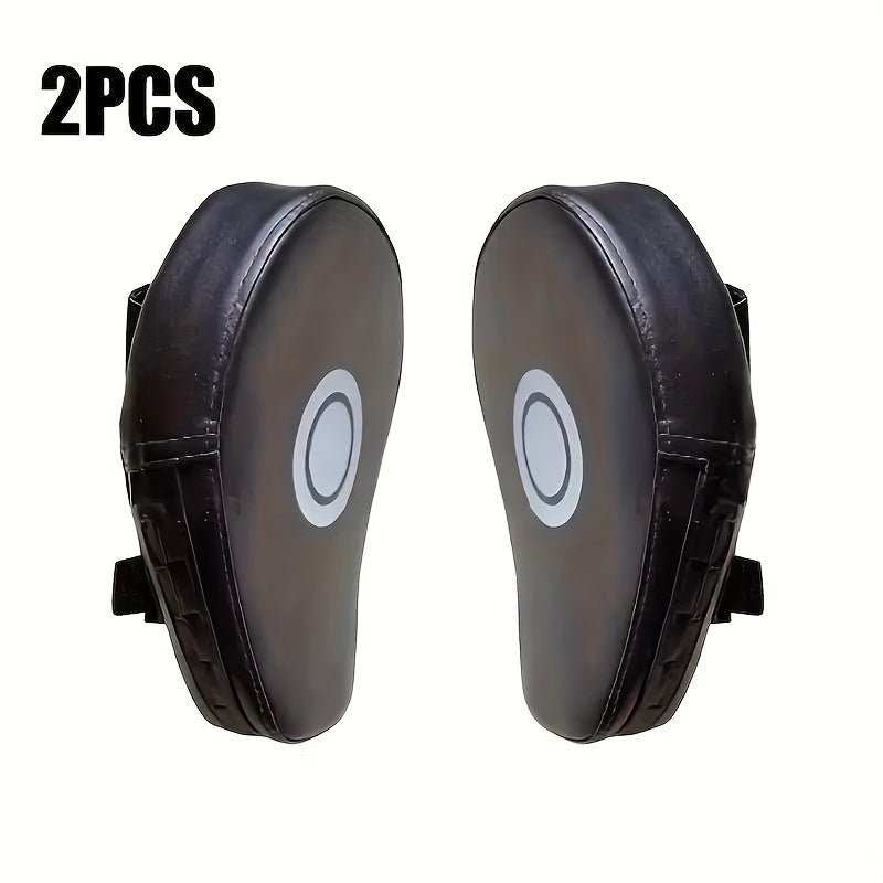 Lot de 2 cibles de frappe ergonomiques en EVA, légères et durables, idéales pour boxe, sanda et taekwondo, faciles à transporter.